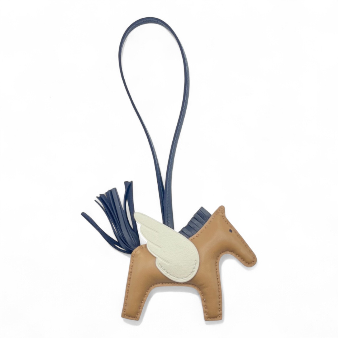 エルメス ペガサスチャーム PM チャイ/ナタ/ノワール Z刻印