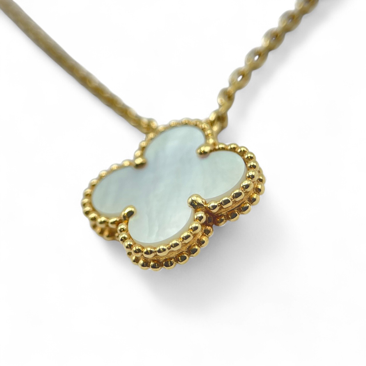 Van Cleef & Arpels ネックレス1モチーフ VCARA45900 ヴィンテージ アルハンブラ ペンダント 18K イエローゴールド