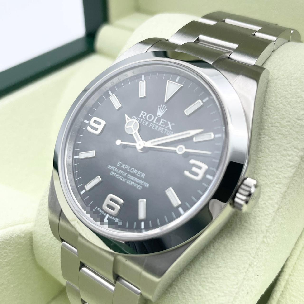 ロレックス エクスプローラー 214270 ブラック ステンレススチール 39mm