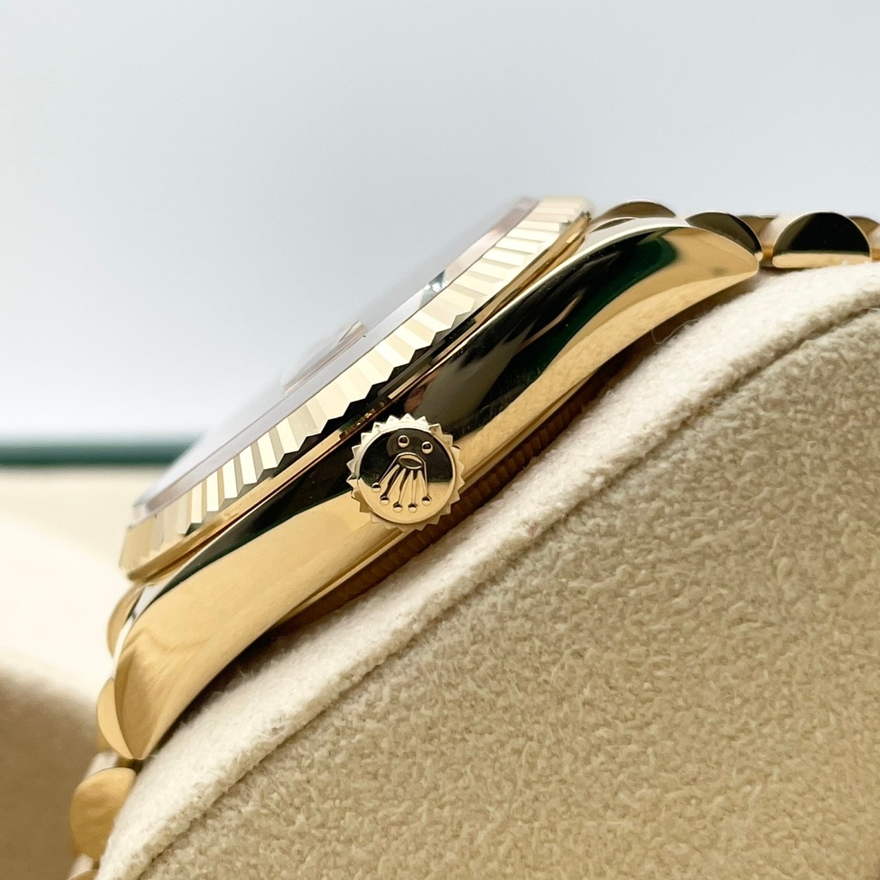 ロレックス デイデイト 128238A カーネリアン  インデックスダイヤ プレジデントブレスレット 36mm