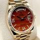 ロレックス デイデイト 128238A カーネリアン  インデックスダイヤ プレジデントブレスレット 36mm