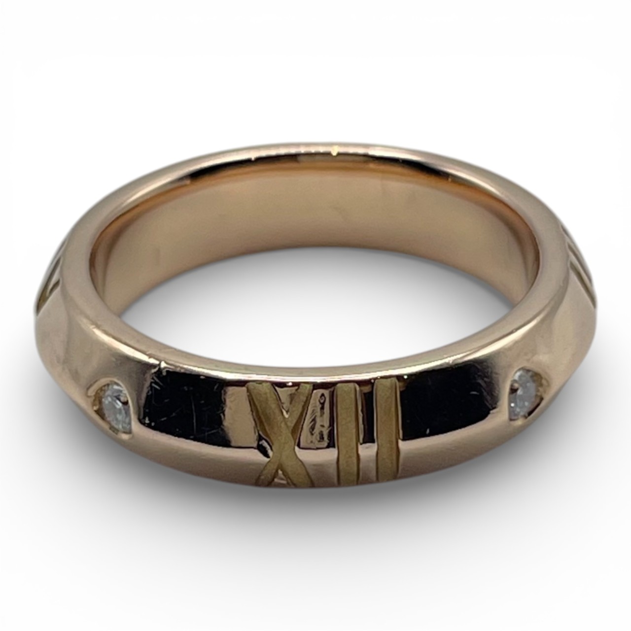 ティファニー アトラス リング 48 ゴールド AU750 8号