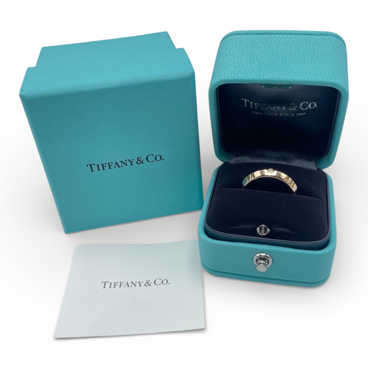 ティファニー アトラス リング 48 ゴールド AU750 8号