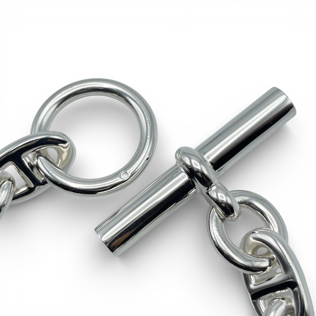 エルメス シェーヌ・ダンクル ブレスレット MM シルバー925 13コマ