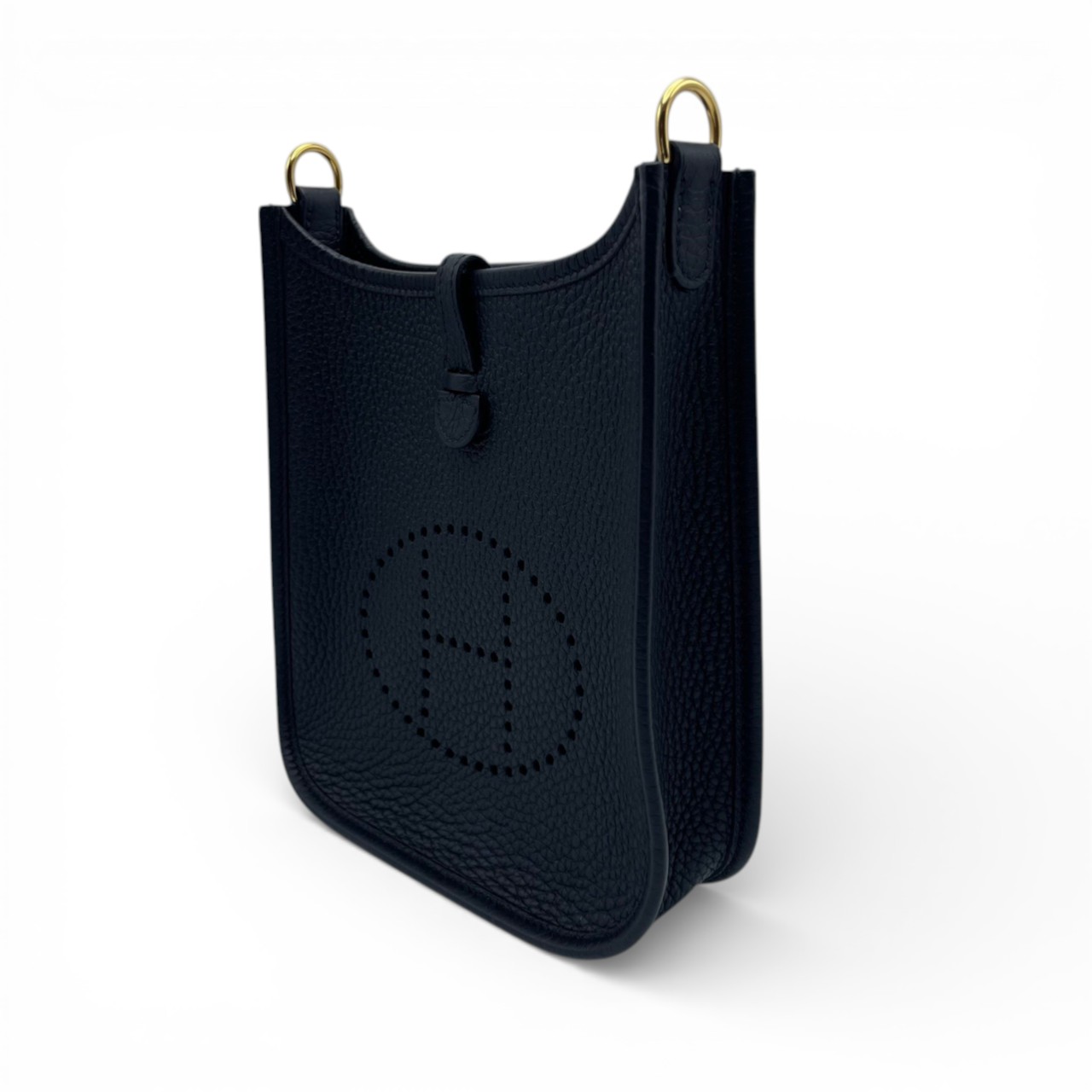 エルメス ミニエヴリン アマゾーヌ TPM ノワール トリヨンクレマンス ゴールド金具 W刻印