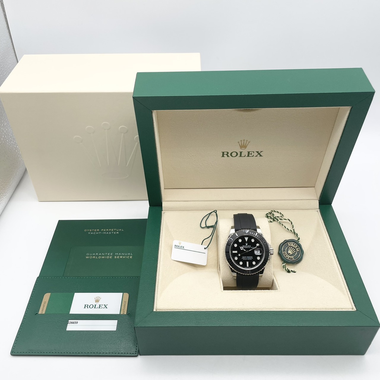 ロレックス ヨットマスター 226659 ブラック ホワイトゴールド 42mm