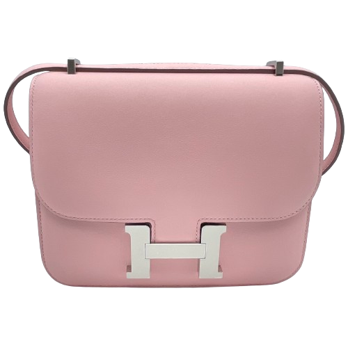 エルメス コンスタンスミニ 18 ローズサクラ ヴォースイフト シルバー金具 W刻印