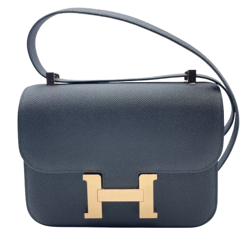 エルメス コンスタンス 24 ノワール エプソン ピンクゴールド金具 W