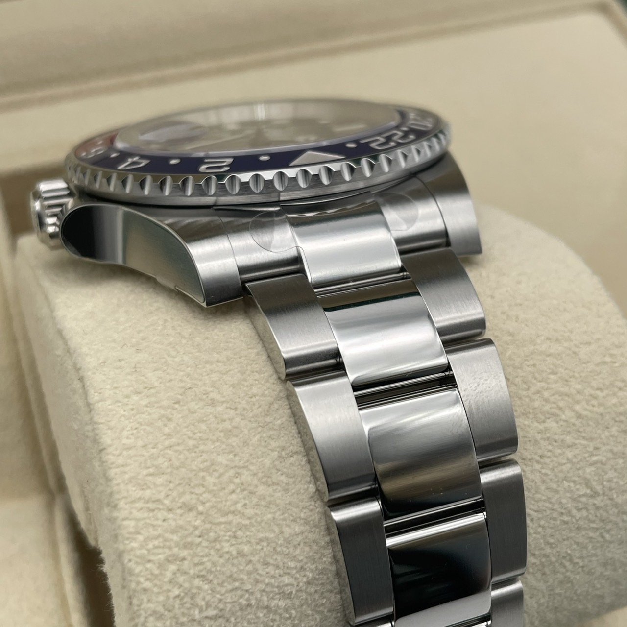 【保護シール付き！】ロレックス GMTマスターII 126710BLRO オイスターブレスレット ブラック 40mm