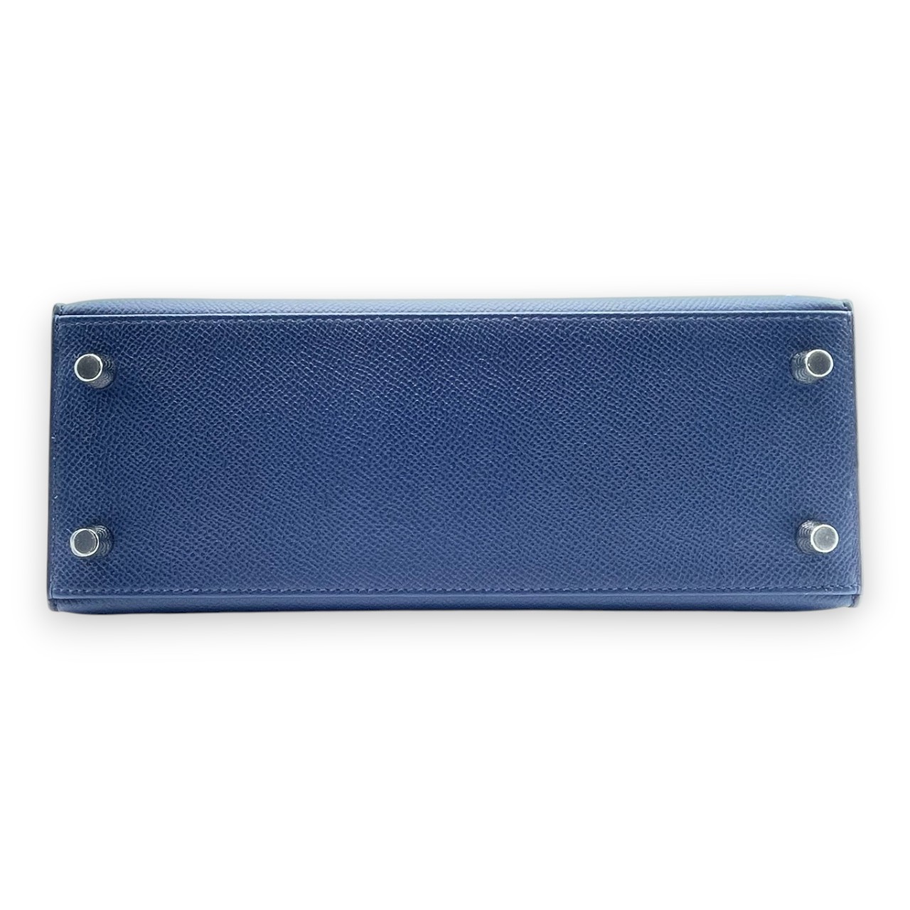 エルメス ケリー 25 セリエ ブルーネイビー エプソン エレクトラム金具 K刻印