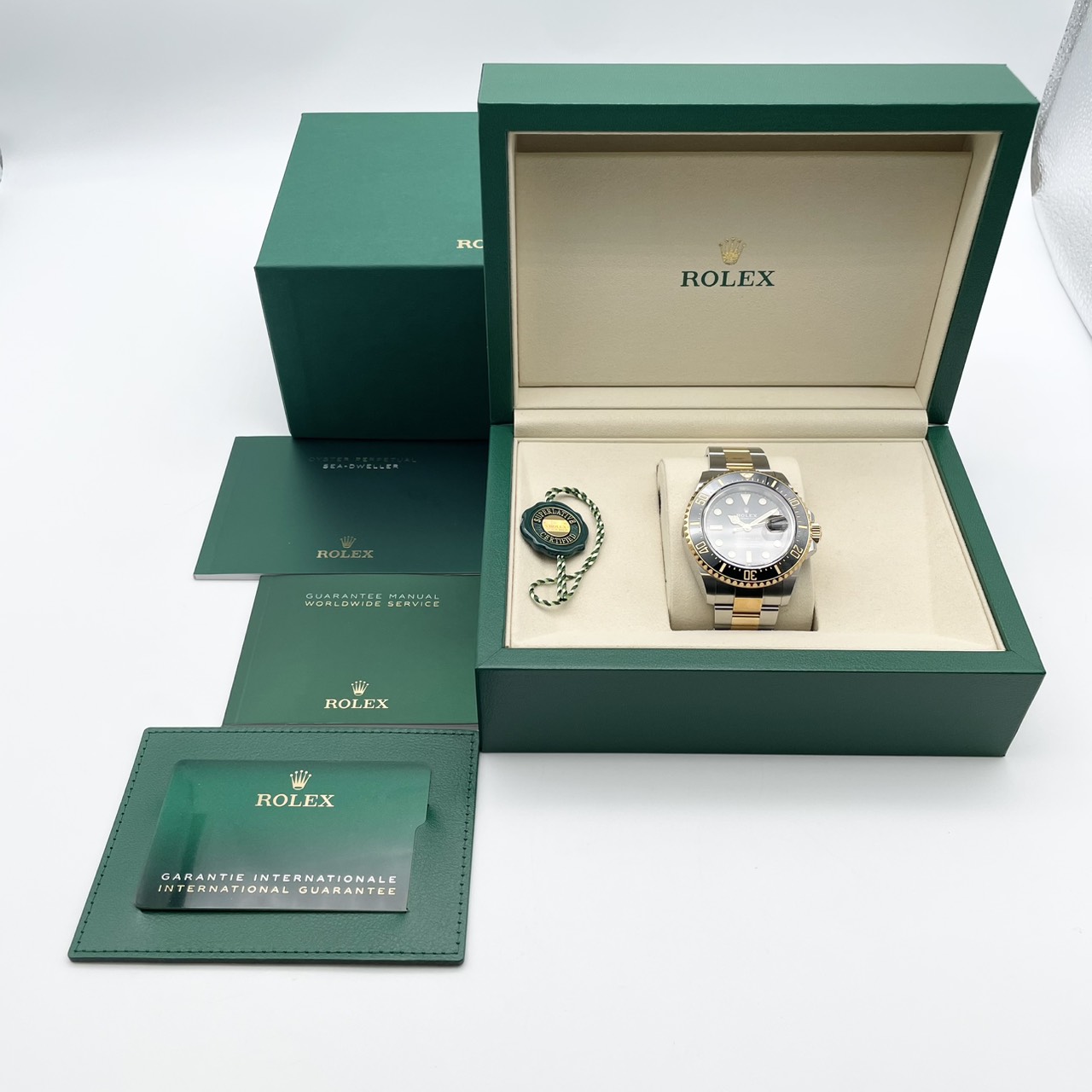 ロレックス シードゥエラー 126603 ブラック ステンレススチール イエローゴールド 43mm