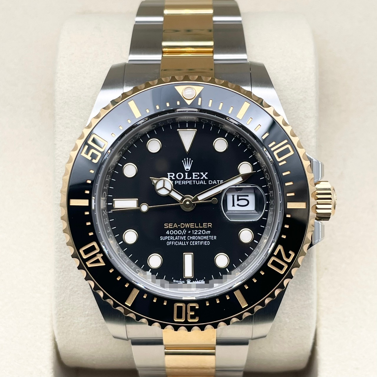 ロレックス シードゥエラー 126603 ブラック ステンレススチール イエローゴールド 43mm