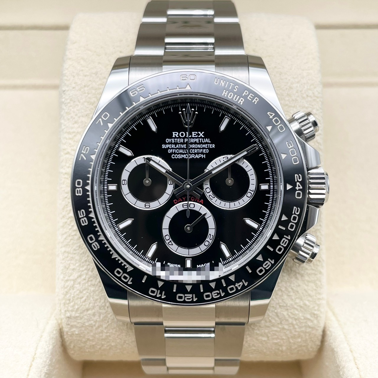 ロレックス デイトナ 126500LN ブラック ステンレススチール オイスターブレス 40mm