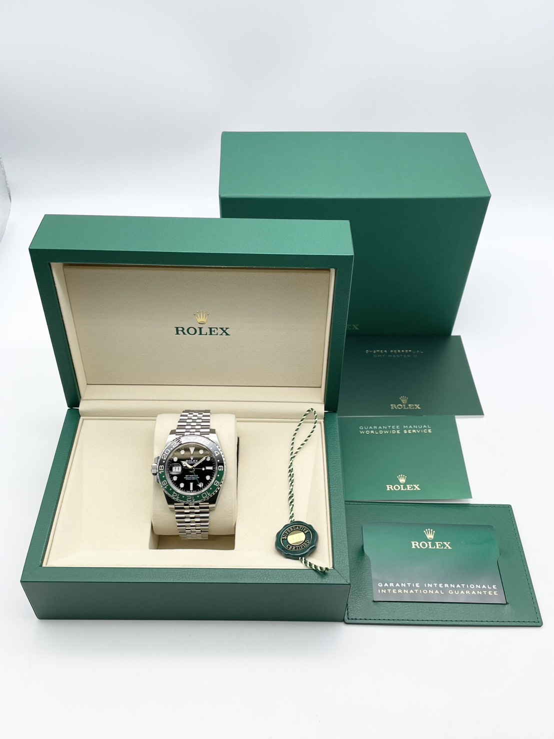 【保証書日付2026年1月！】 ロレックス GMTマスターII 126720VTNR ブラック ジュビリーブレス 40mm