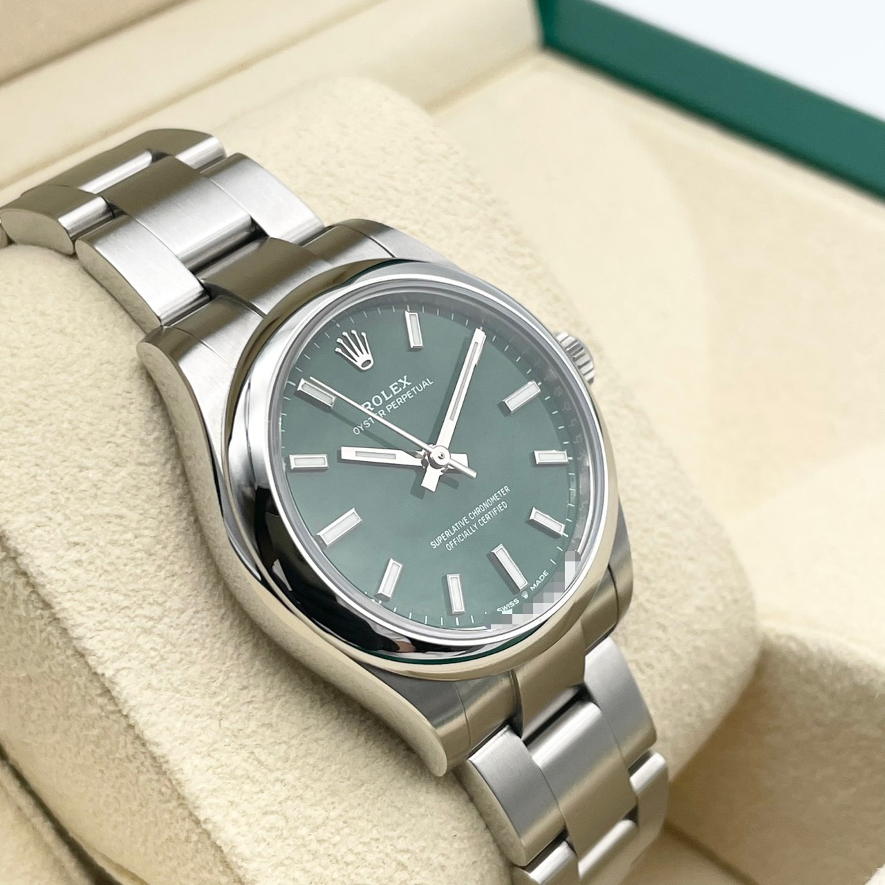 ロレックス オイスターパーペチュアル 277200 グリーン 31mm