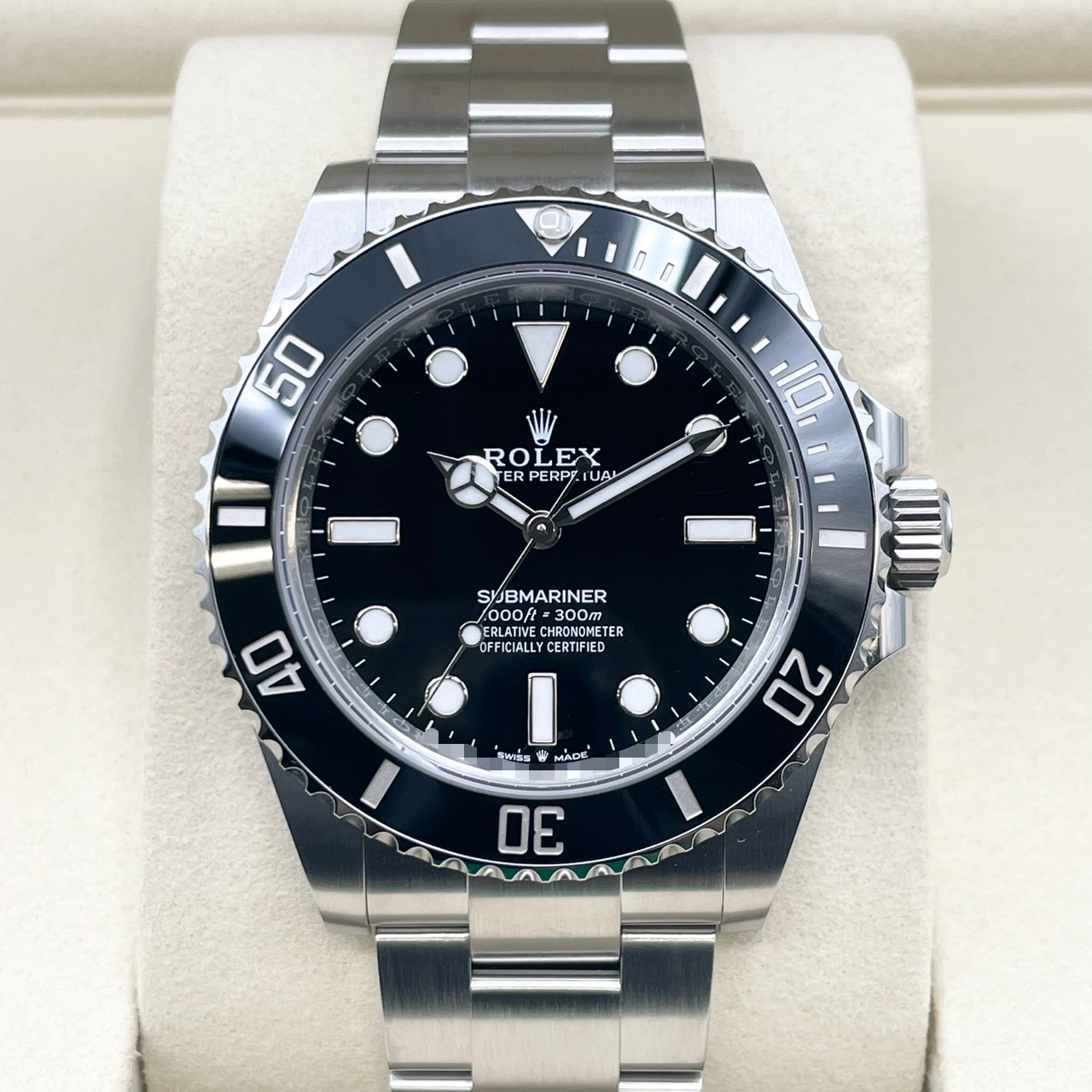 ロレックス サブマリーナ ノンデイト 124060 ブラック ステンレススチール 41mm