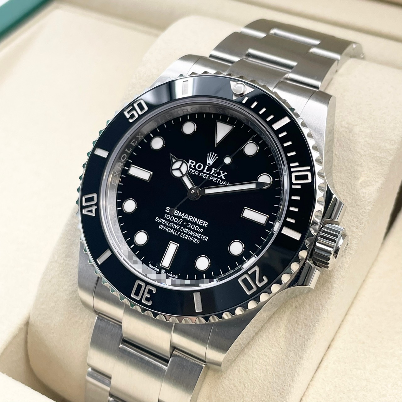 ロレックス サブマリーナ ノンデイト 124060 ブラック ステンレススチール 41mm
