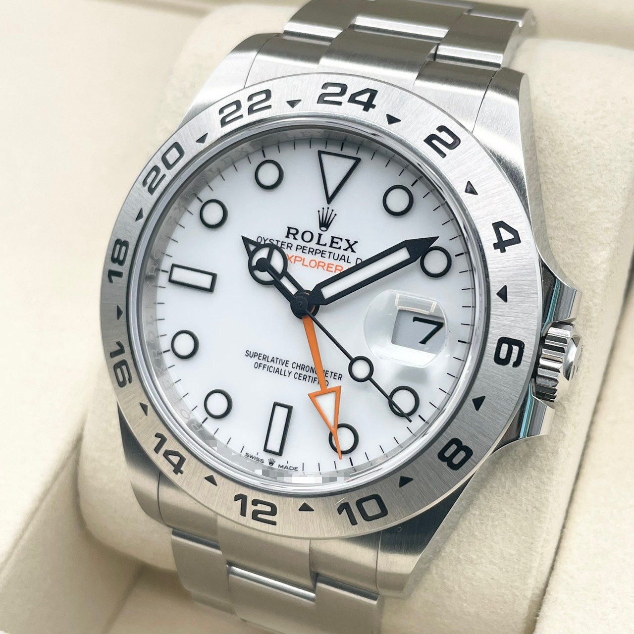 ロレックス エクスプローラーII 226570 ホワイト ステンレススチール 42mm