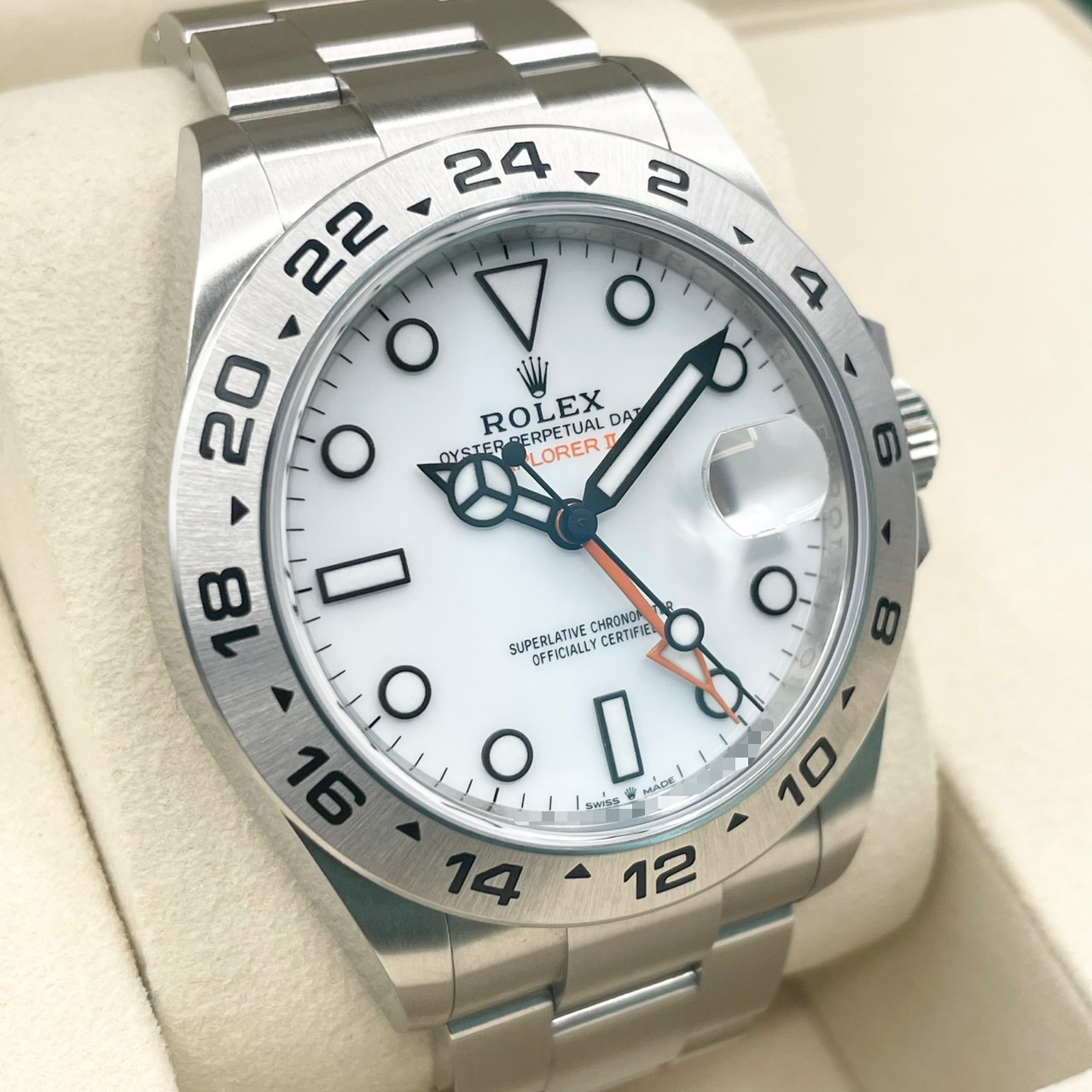 ロレックス エクスプローラーII 226570 ホワイト ステンレススチール 42mm