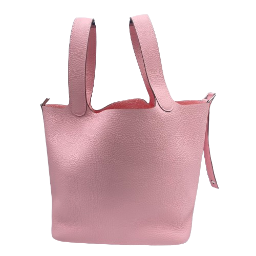 エルメス ピコタンロック MM  ローズサクラ トリヨンクレマンス  シルバー金具 B刻印