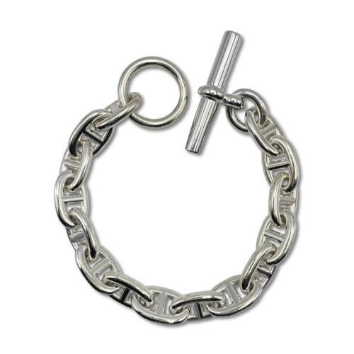 エルメス シェーヌ・ダンクル ブレスレット MM シルバー925 15コマ