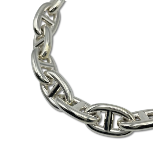 エルメス シェーヌ・ダンクル ブレスレット MM シルバー925 15コマ