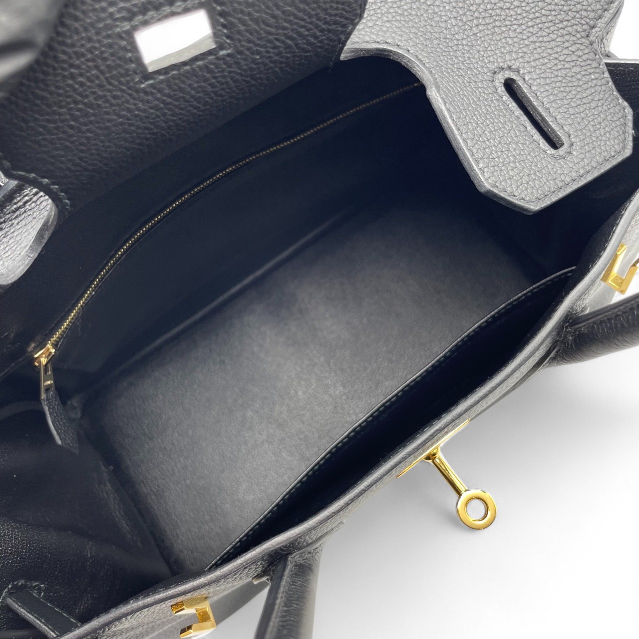 エルメス バーキン 30 ノワール トゴ ゴールド金具 U刻印