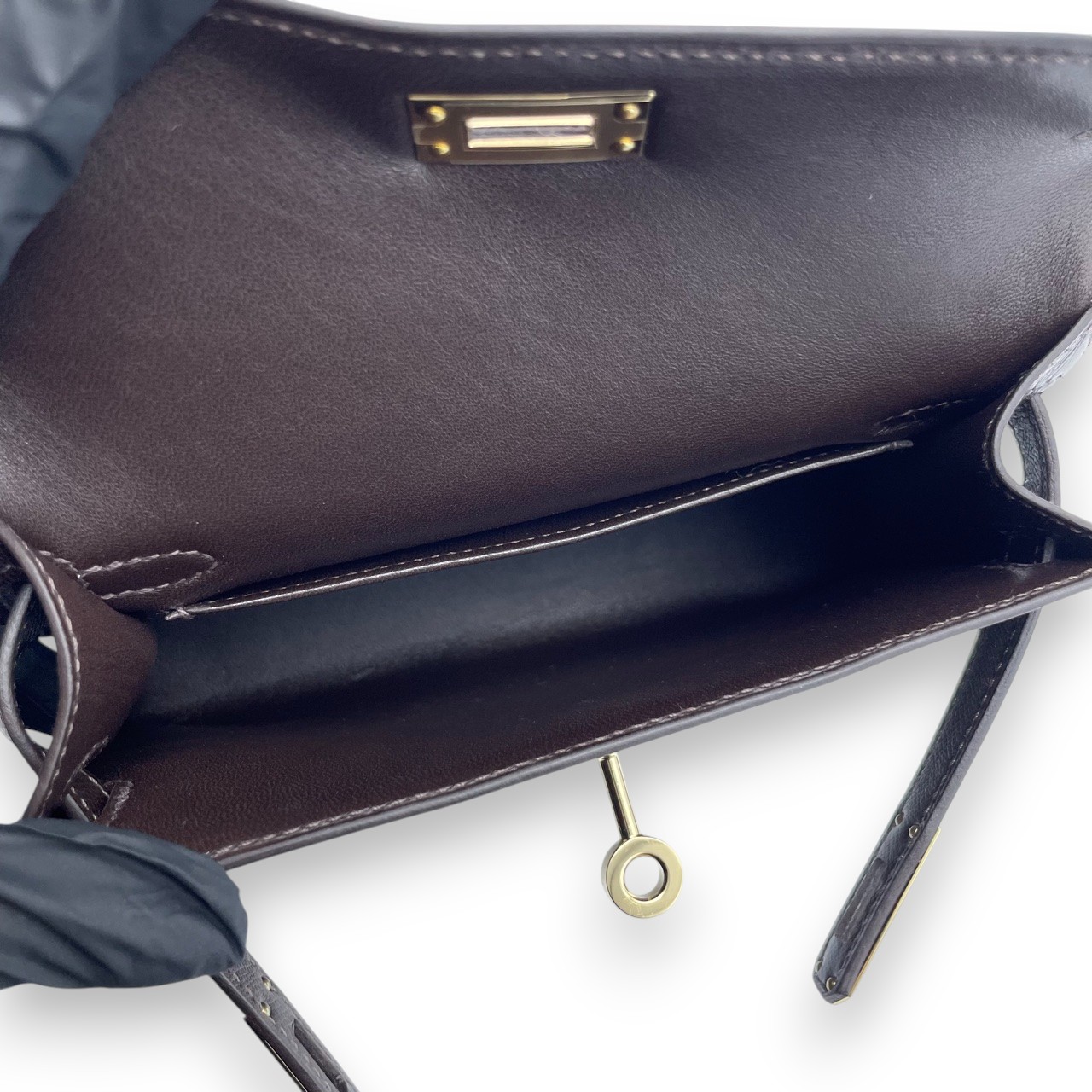 エルメス ミニケリー バイブルン ヴォーマダム シャンパンゴールド金具