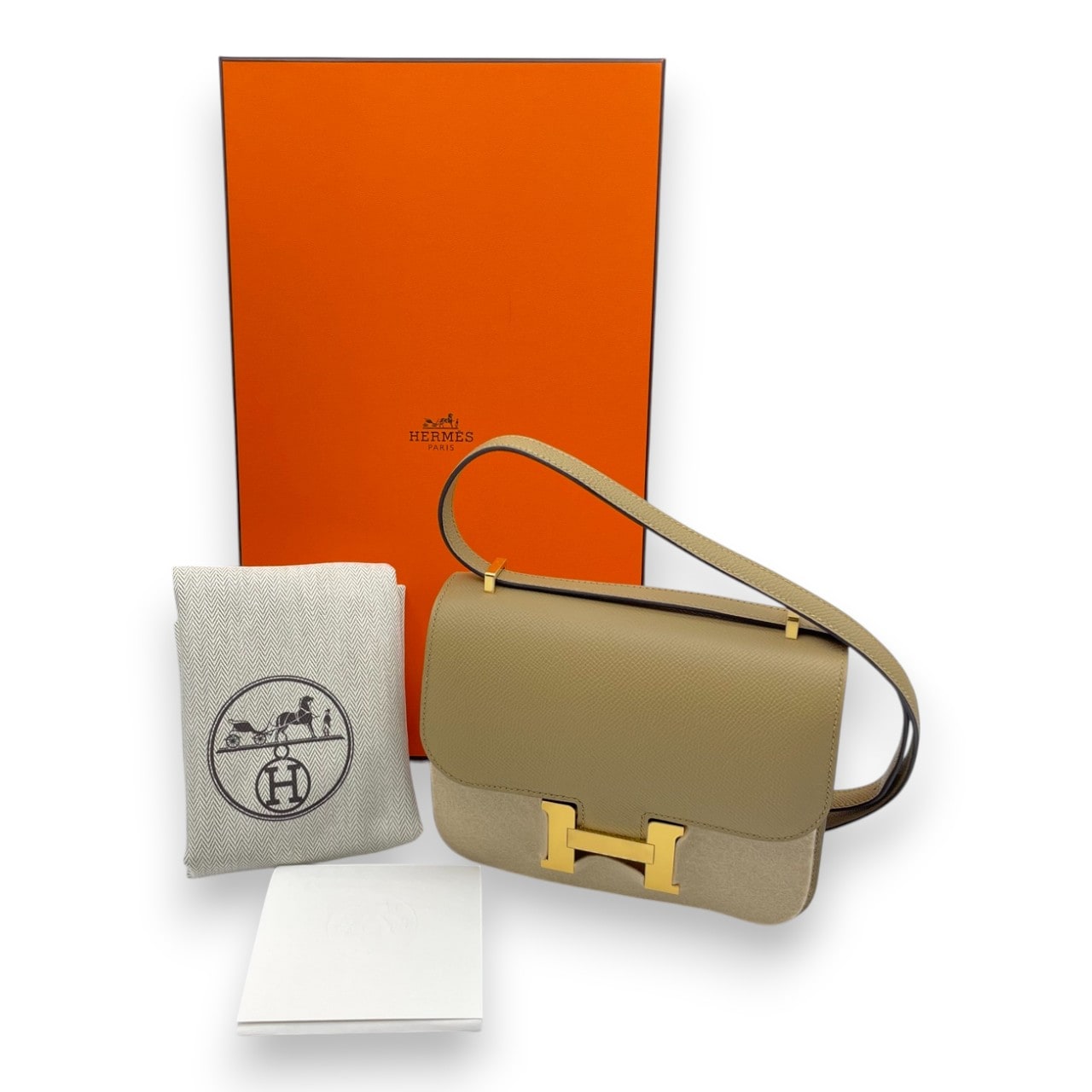 エルメス コンスタンスミニ 18 プシエール エプソン ゴールド金具 K