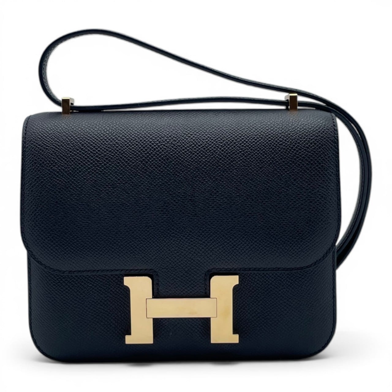 エルメス コンスタンスミニ 18 ノワール エプソン ピンクゴールド金具 K刻印