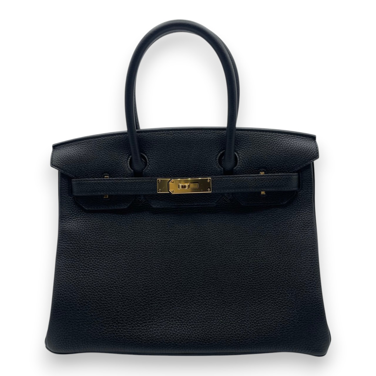 エルメス バーキン 30 ノワール トゴ ゴールド金具 A刻印