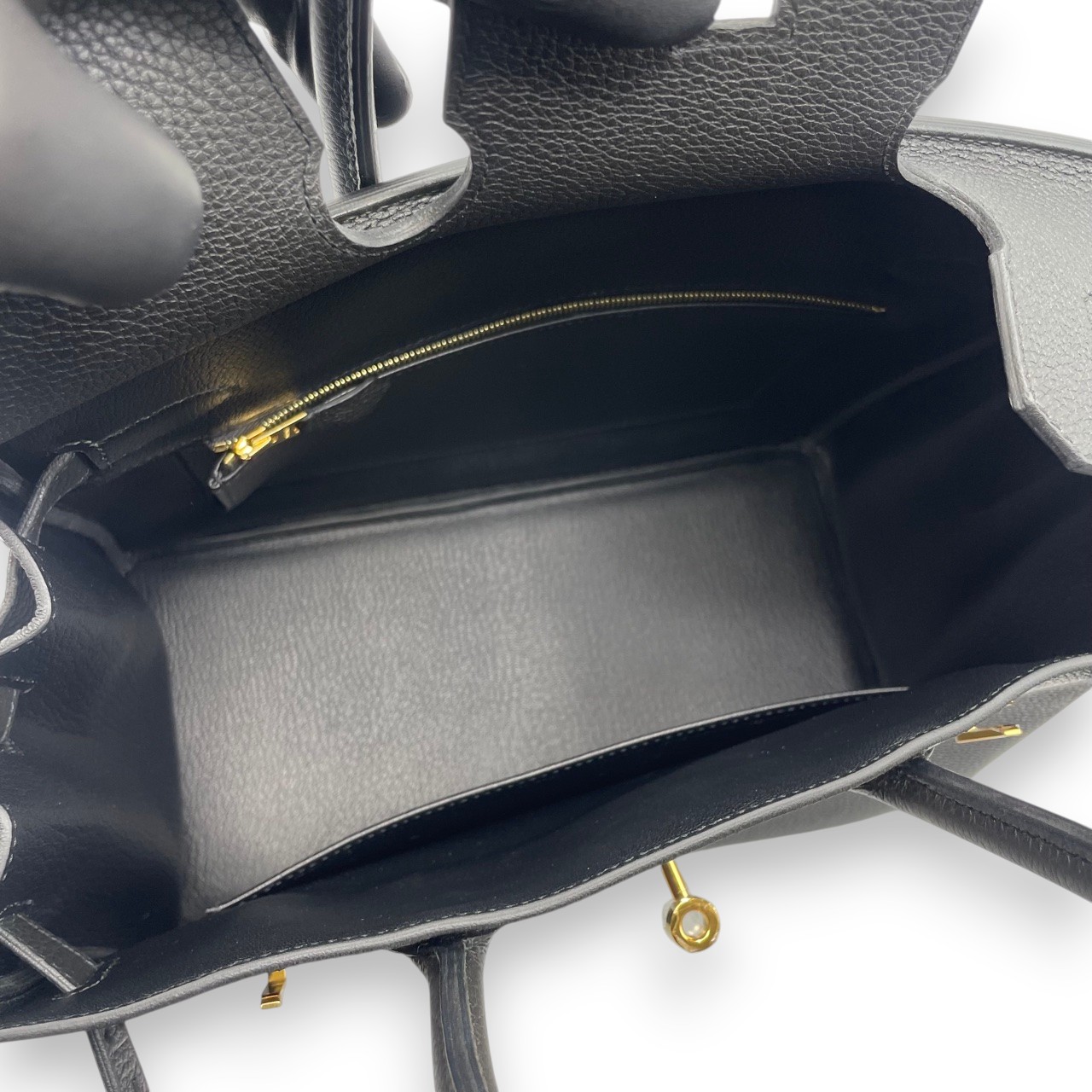 エルメス バーキン 30 ノワール トゴ ゴールド金具 A刻印