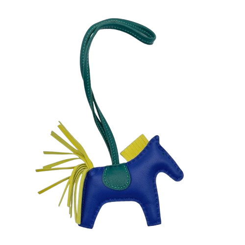 エルメス ロデオチャーム PM ブルーエレクトリック/マラカイト/ライム A刻印