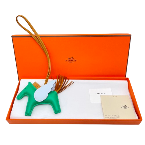 エルメス ペガサスチャーム PM ルーブリュム/セサミ/ミント U刻印