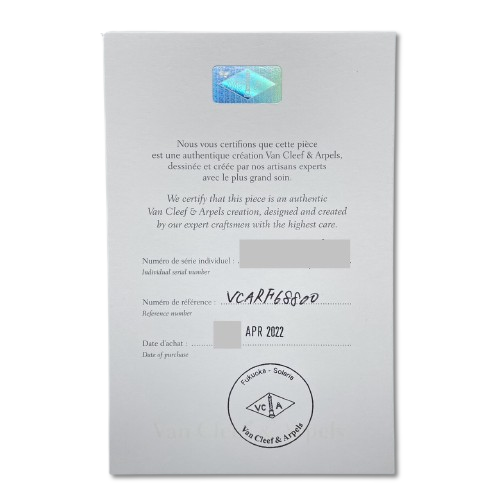 ヴァンクリーフ＆アーペル スウィート アルハンブラ ブレスレット VCARF68800 マザーオブパール イエローゴールド