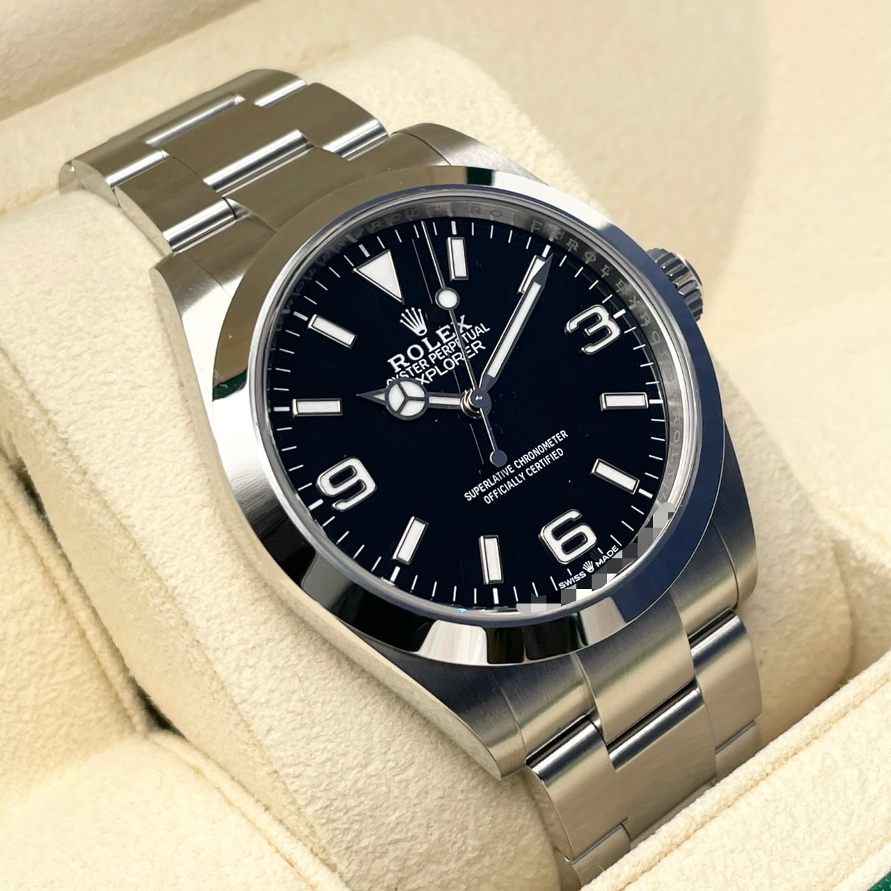 ロレックス エクスプローラー 224270 ブラック ステンレススチール 40mm