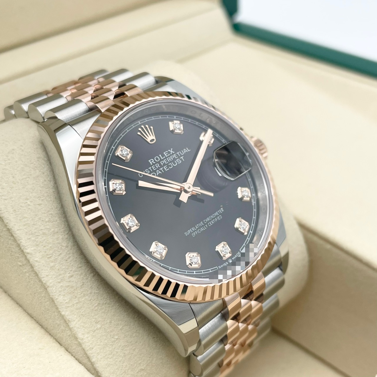 ロレックス デイトジャスト 126231G ブラック ジュビリーブレス 36mm