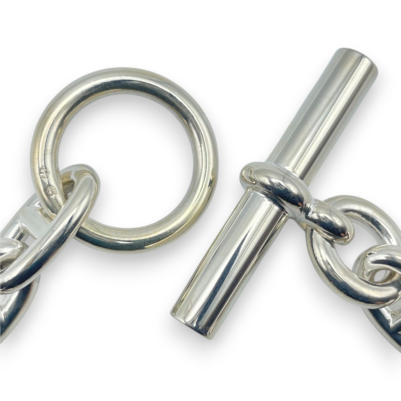 エルメス シェーヌ・ダンクル ブレスレット MM シルバー925 14コマ