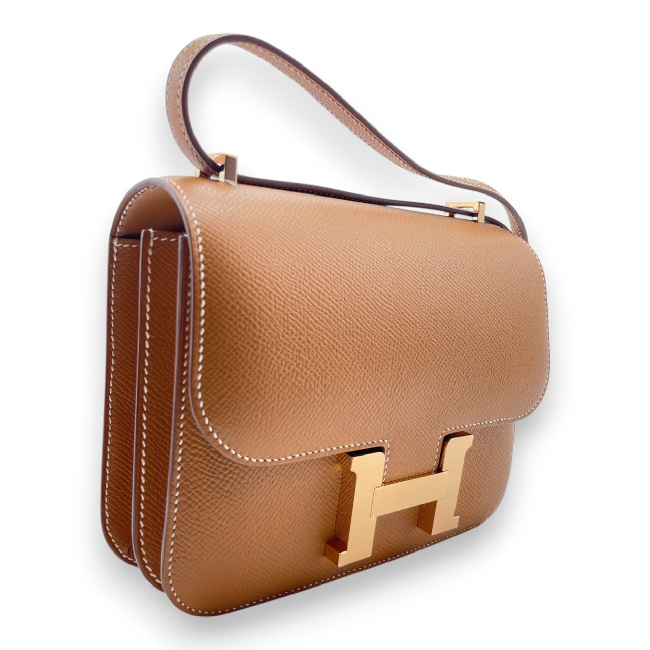 エルメス コンスタンスミニ 18 ゴールド エプソン ピンクゴールド金具