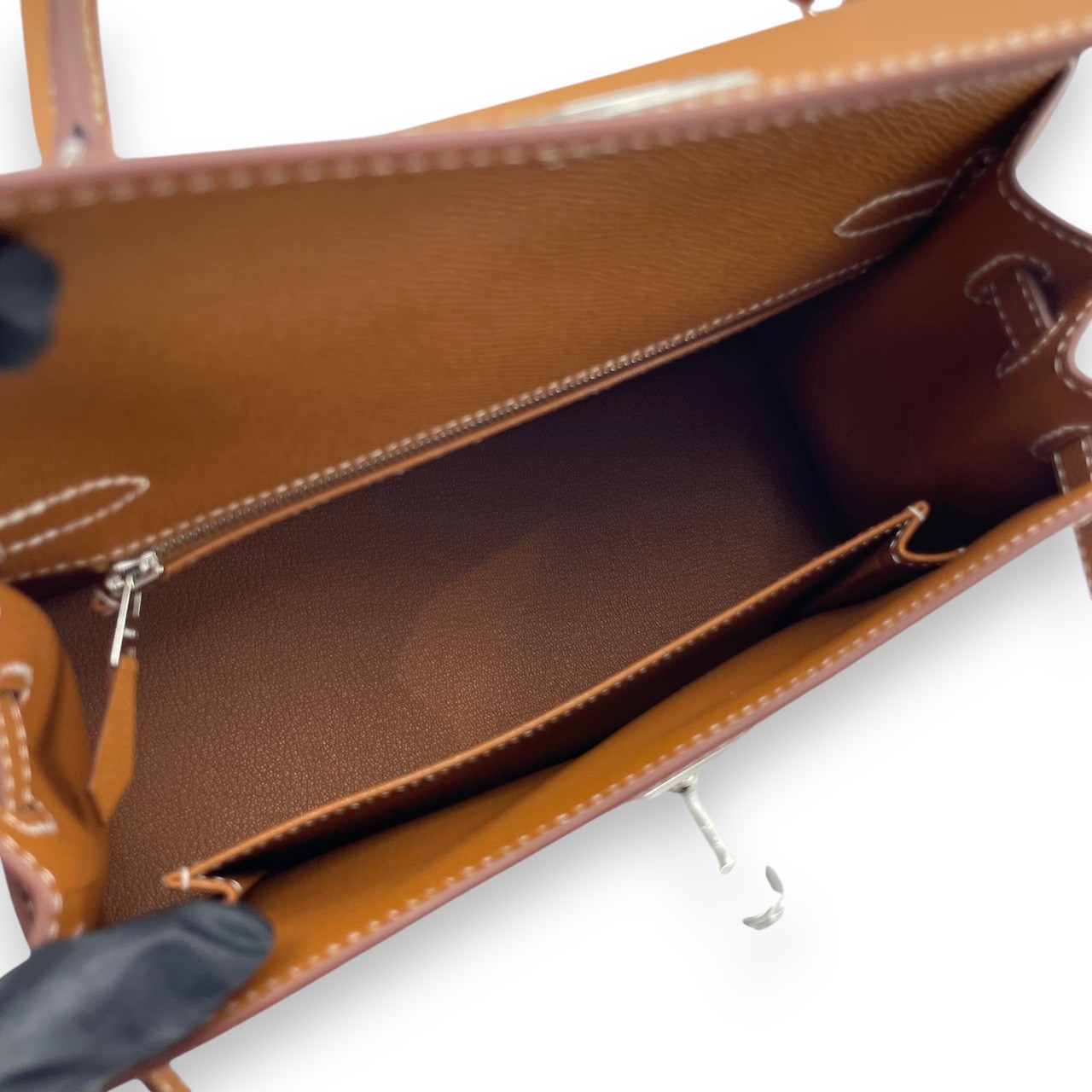 【最新刻印】エルメス ケリー 25 ゴールド エプソン シルバー金具 G刻印