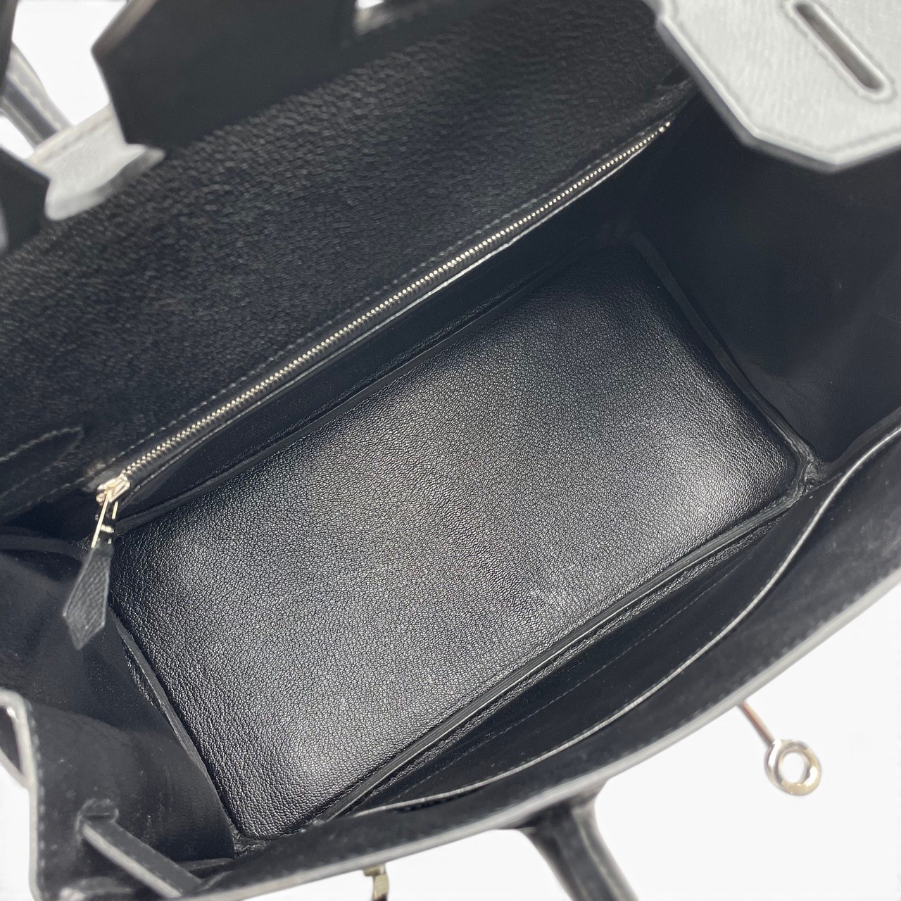エルメス バーキン 30 ノワール エプソン シルバー金具 D刻印