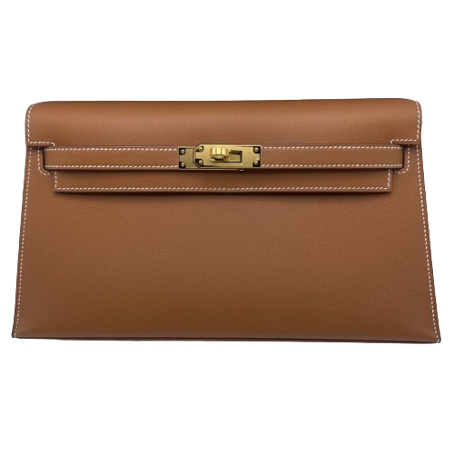 【現金特価】エルメス ケリーエラン ゴールド マダム ゴールド金具 B刻印