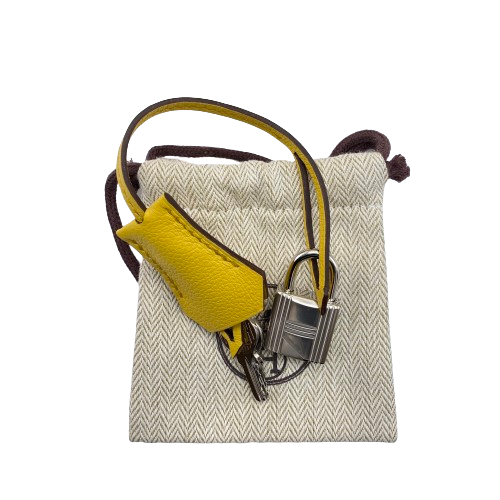 エルメス ボリード1923 ジョーヌナプル 25 エヴァーカラー シルバー金具 B刻印