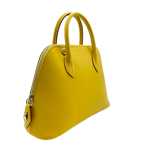 エルメス ボリード1923 ジョーヌナプル 25 エヴァーカラー シルバー金具 B刻印