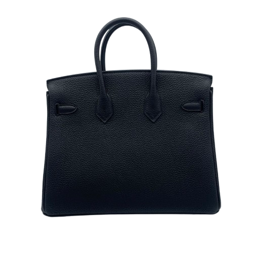 エルメス バーキン 25 ノワール トゴ シルバー金具 W刻印