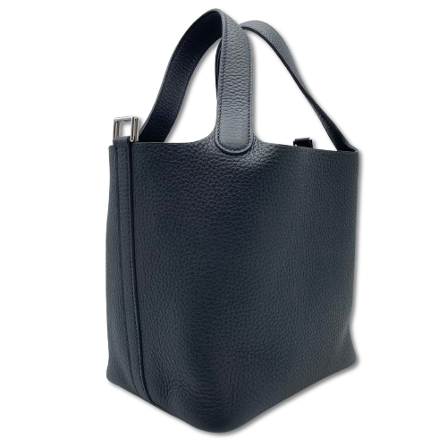 エルメス ピコタンロック PM ノワール トリヨンクレマンス シルバー金具 W刻印