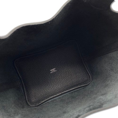 エルメス ピコタンロック PM ノワール トリヨンクレマンス シルバー金具 W刻印