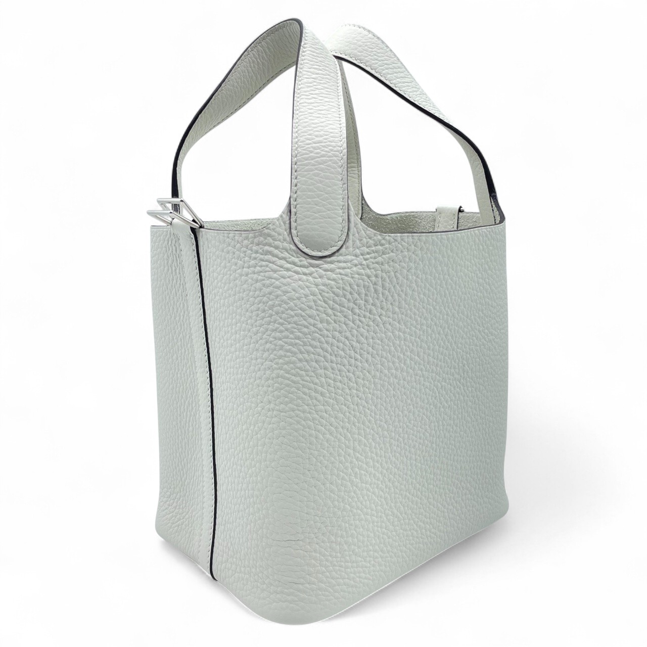 エルメス ピコタンロック PM ニューホワイト トリヨンクレマンス シルバー金具 W刻印