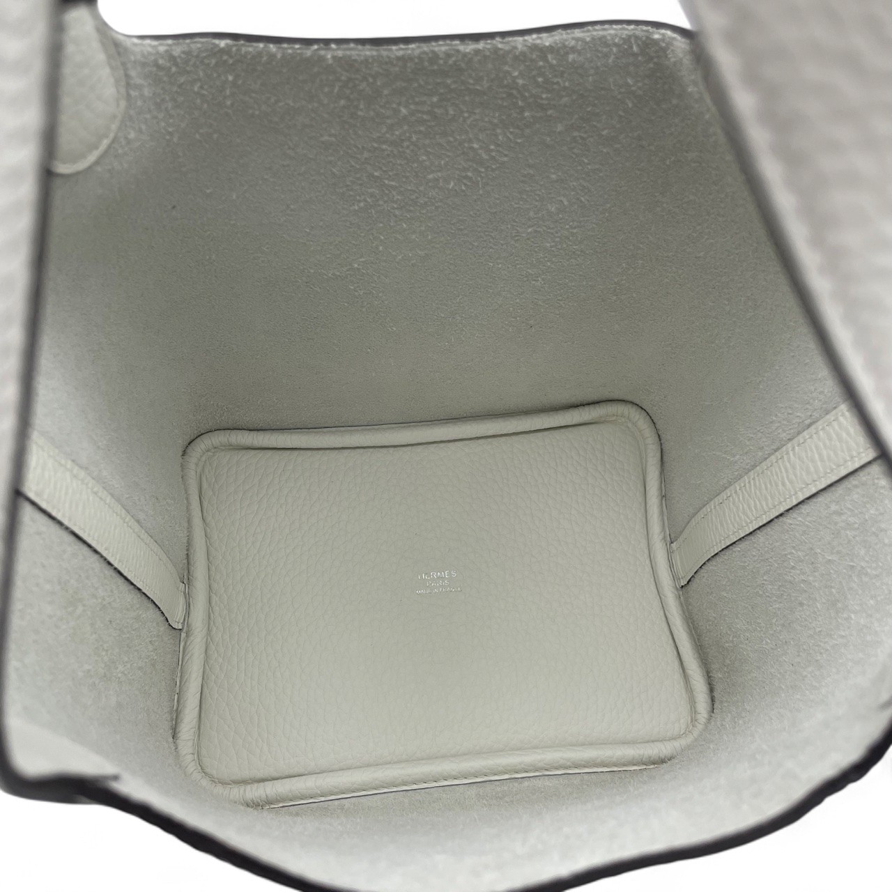 エルメス ピコタンロック PM ニューホワイト トリヨンクレマンス シルバー金具 W刻印