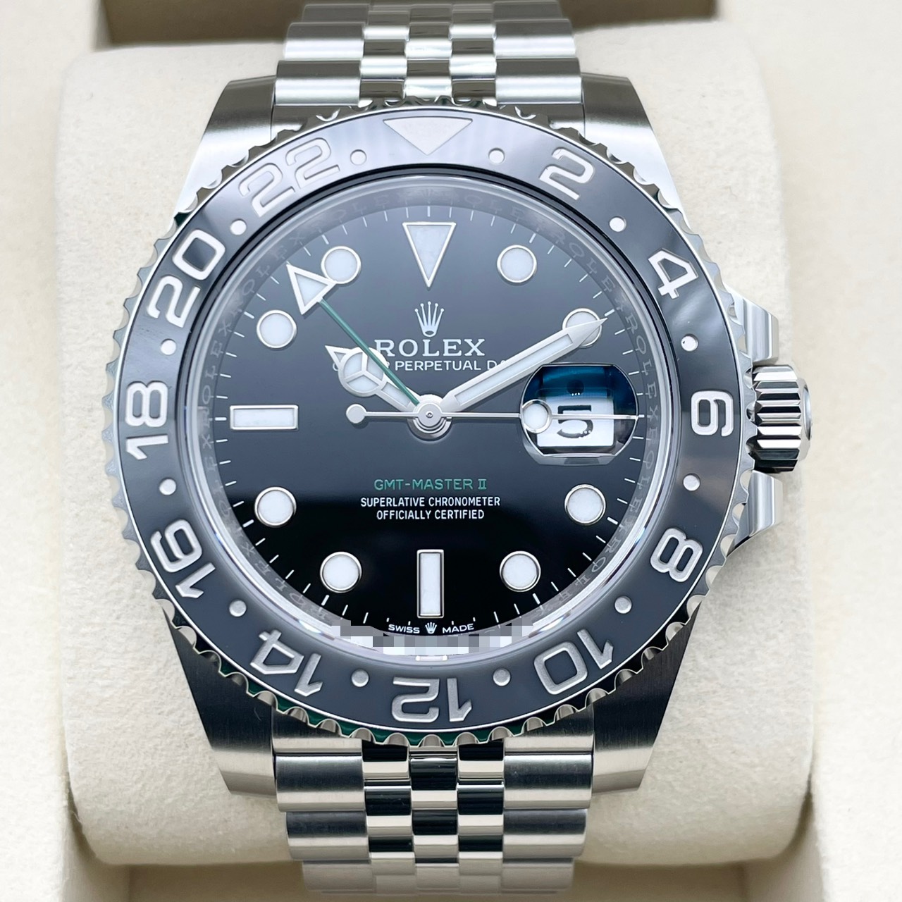 ロレックス GMTマスターII 126710GRNR ブラック ジュビリーブレス 40mm